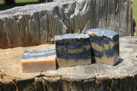 Peppermint, Turmeric and Activated Charcoal Bar Soap